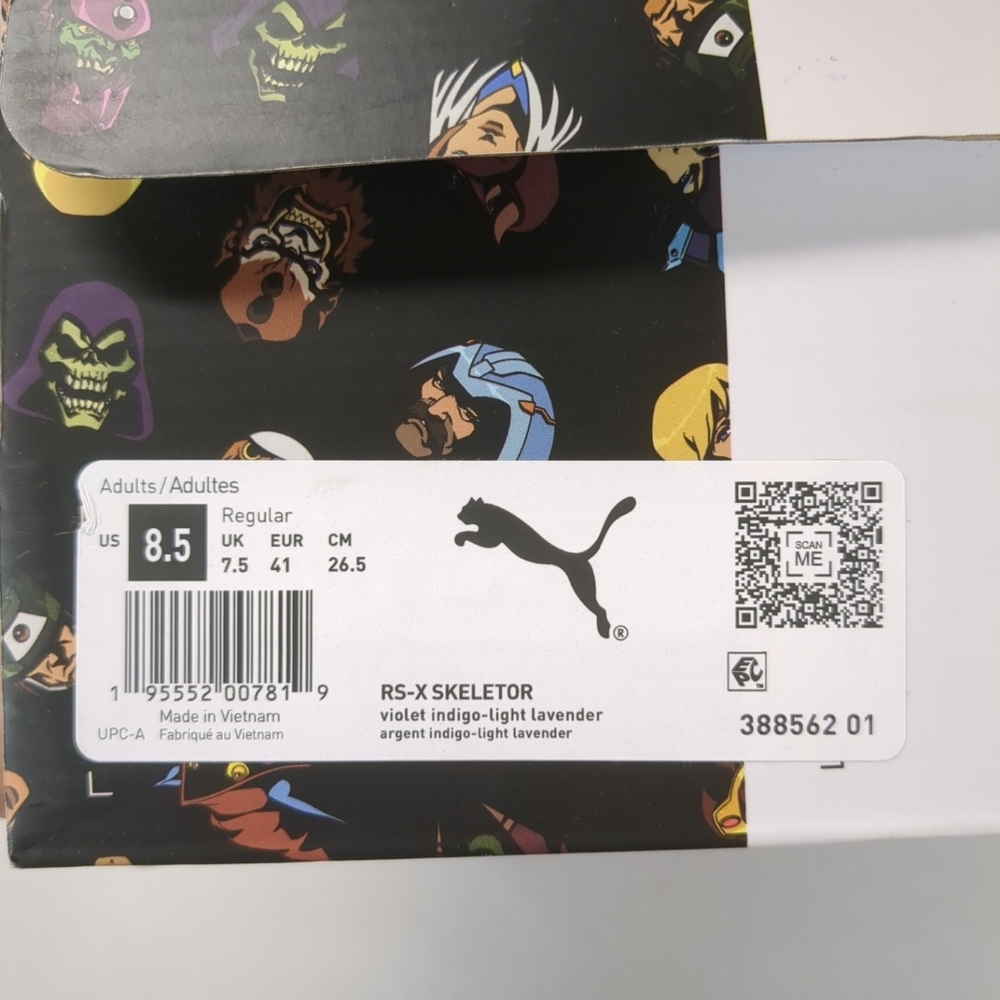 Puma Men's Skeletor Masters Of The Universe Revelation, Purple Size 8.5 - Picture 11 of 11